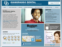 Tablet Screenshot of giangrassodental.com